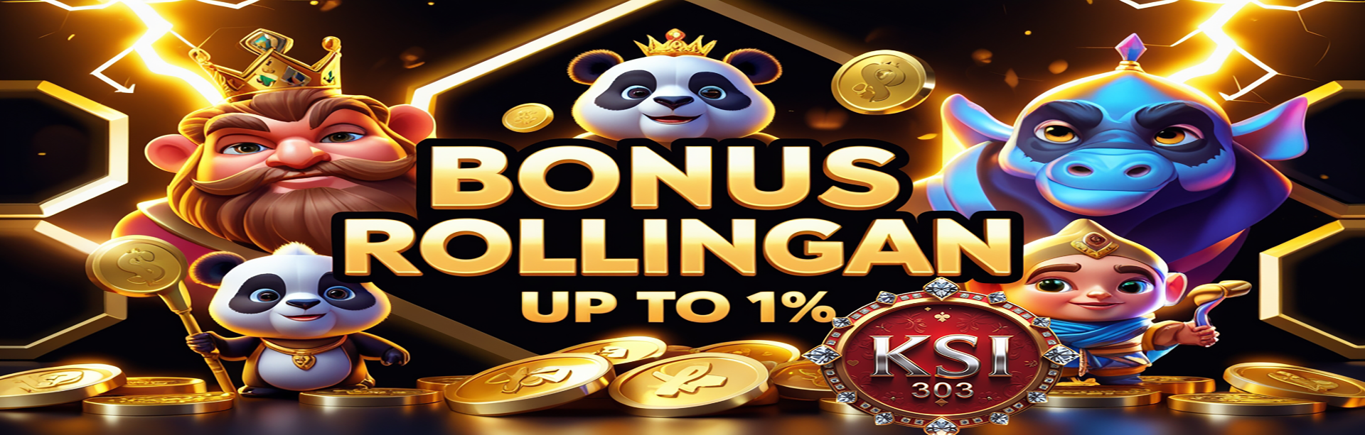 BONUS ROLLINGAN SLOT GAMES 1%